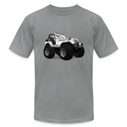 1980 Jeep CJ Renegade Unisex Jersey T-Shirt by Bella + Canvas - slate