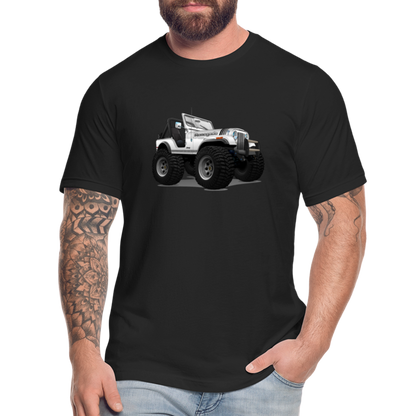 1980 Jeep CJ Renegade Unisex Jersey T-Shirt by Bella + Canvas - black