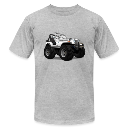 1980 Jeep CJ Renegade Unisex Jersey T-Shirt by Bella + Canvas - heather gray