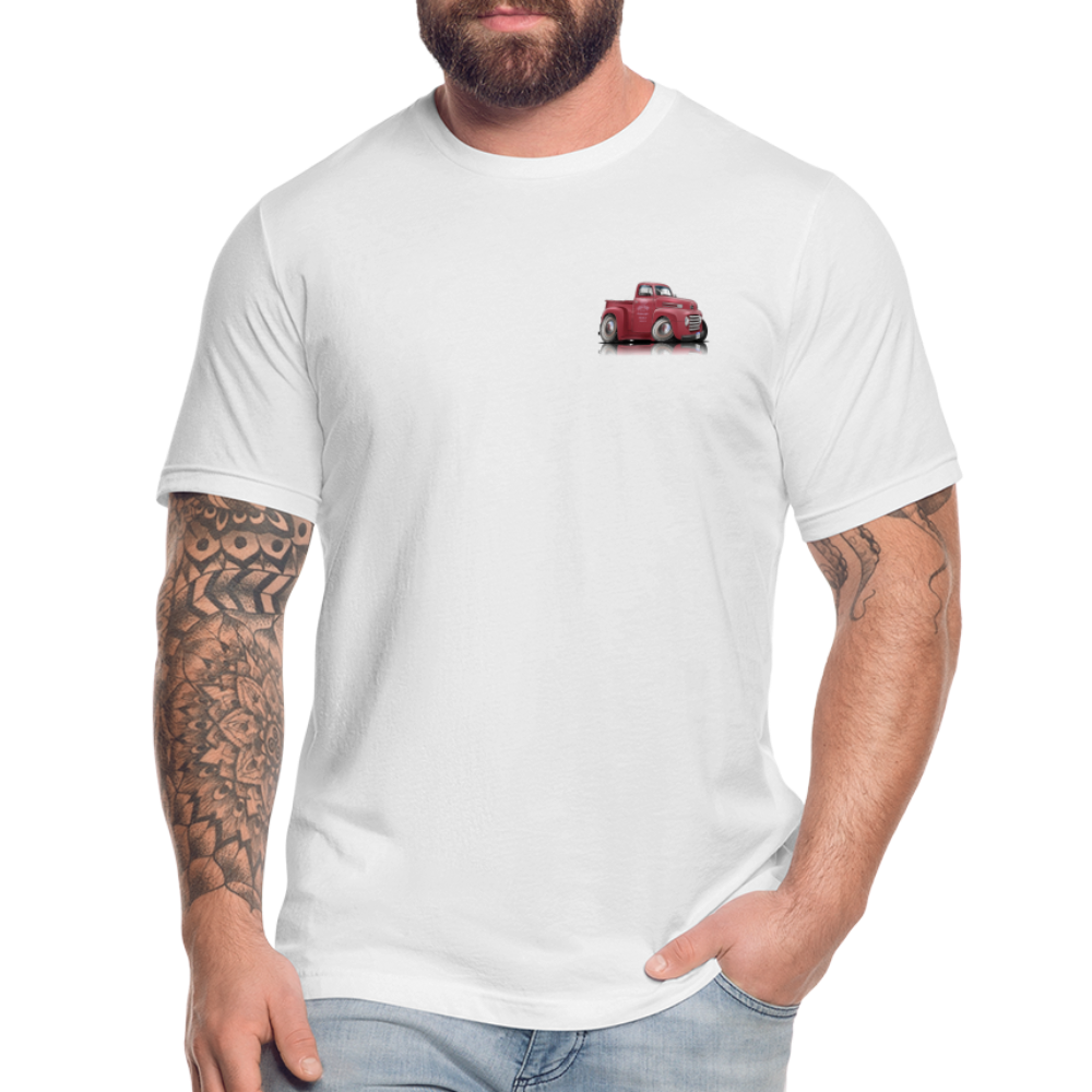 1948 Ford F1 Pickup Truck Unisex Jersey T-Shirt by Bella + Canvas - white