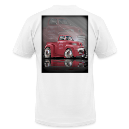 1948 Ford F1 Pickup Truck Unisex Jersey T-Shirt by Bella + Canvas - white
