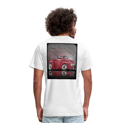 1948 Ford F1 Pickup Truck Unisex Jersey T-Shirt by Bella + Canvas - white
