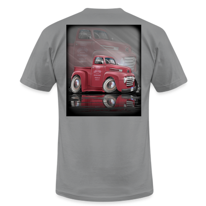1948 Ford F1 Pickup Truck Unisex Jersey T-Shirt by Bella + Canvas - slate