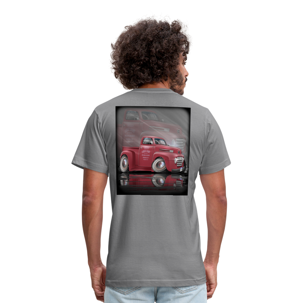 1948 Ford F1 Pickup Truck Unisex Jersey T-Shirt by Bella + Canvas - slate