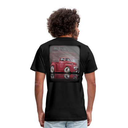 1948 Ford F1 Pickup Truck Unisex Jersey T-Shirt by Bella + Canvas - black