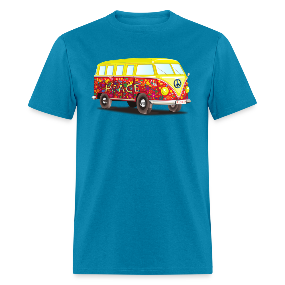 Unisex Classic T-Shirt Volkswagon Bus - turquoise