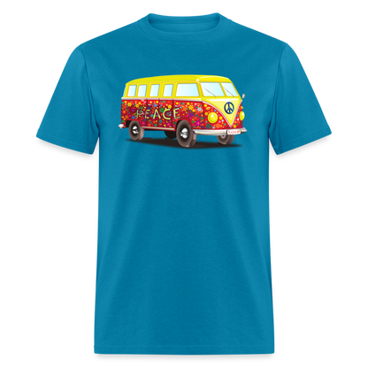 Unisex Classic T-Shirt Volkswagon Bus - turquoise