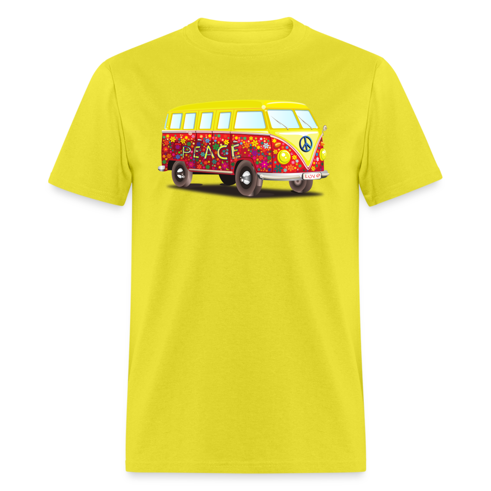Unisex Classic T-Shirt Volkswagon Bus - yellow