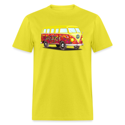 Unisex Classic T-Shirt Volkswagon Bus - yellow