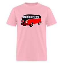 Unisex Classic T-Shirt Volkswagen Bus Red-Black - pink