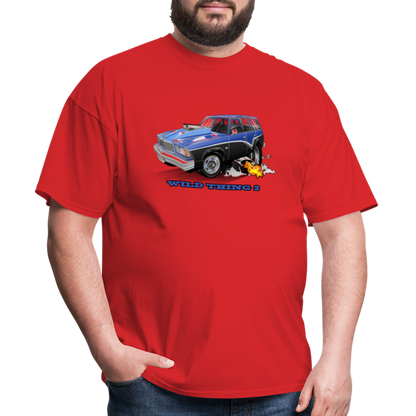 1978 Malibu Station Wagon Unisex Classic T-Shirt - red