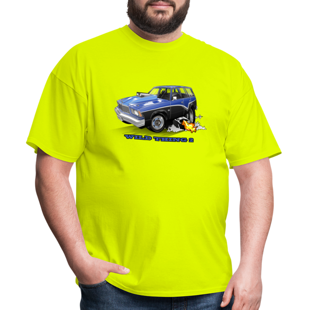 1978 Malibu Station Wagon Unisex Classic T-Shirt - safety green
