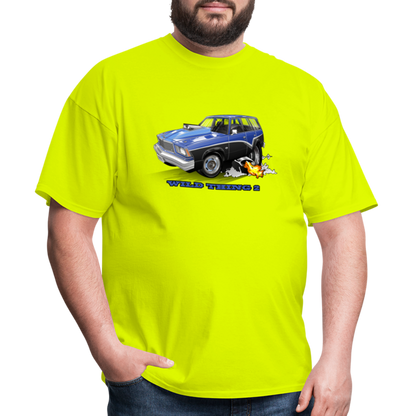 1978 Malibu Station Wagon Unisex Classic T-Shirt - safety green