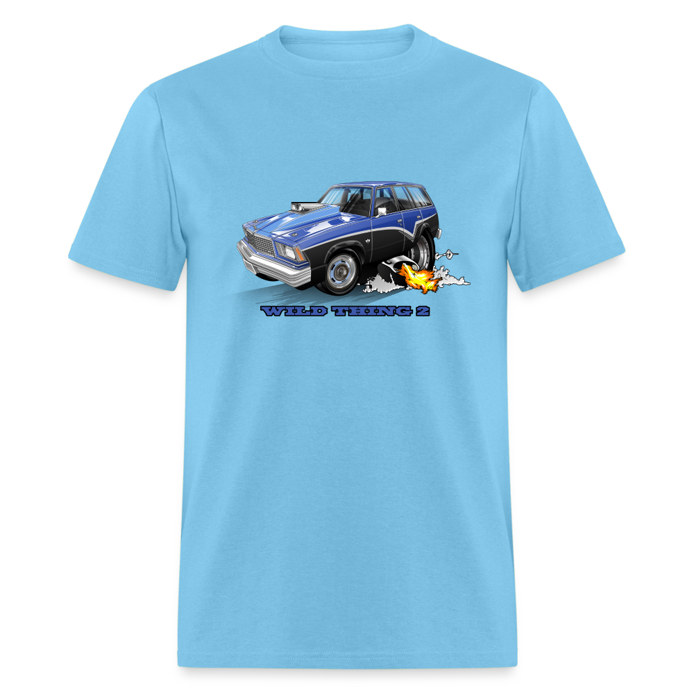 1978 Malibu Station Wagon Unisex Classic T-Shirt - aquatic blue
