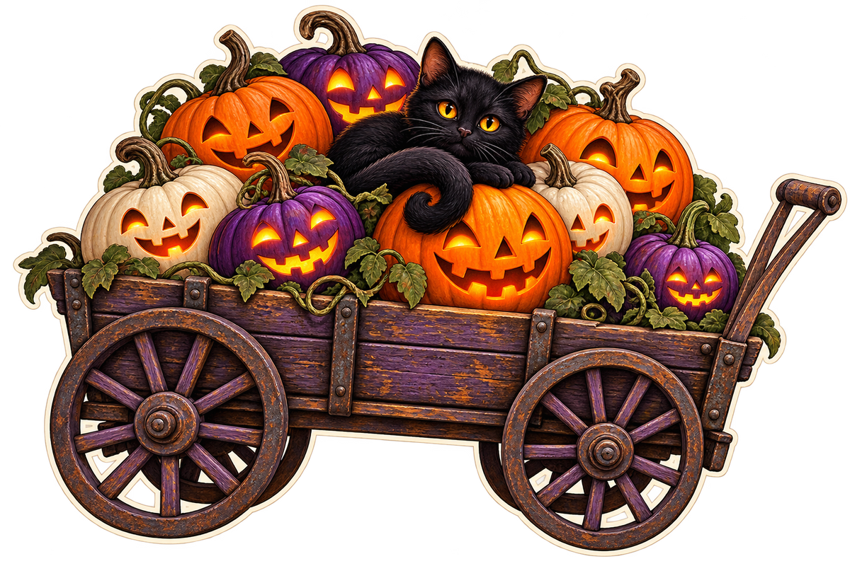 Spooky Pumpkin Wagon standalone