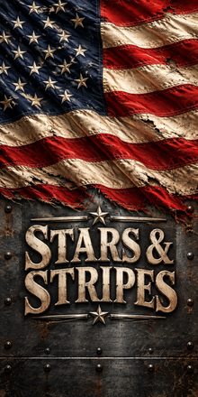 Stars and Stripes Steel Cornhole Board Wraps hole-free artwork