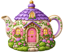 Storybook Tea Cottage standalone decal only