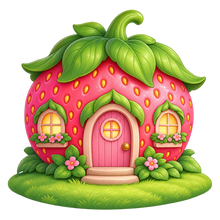 Strawberry Cottage standalone decal only