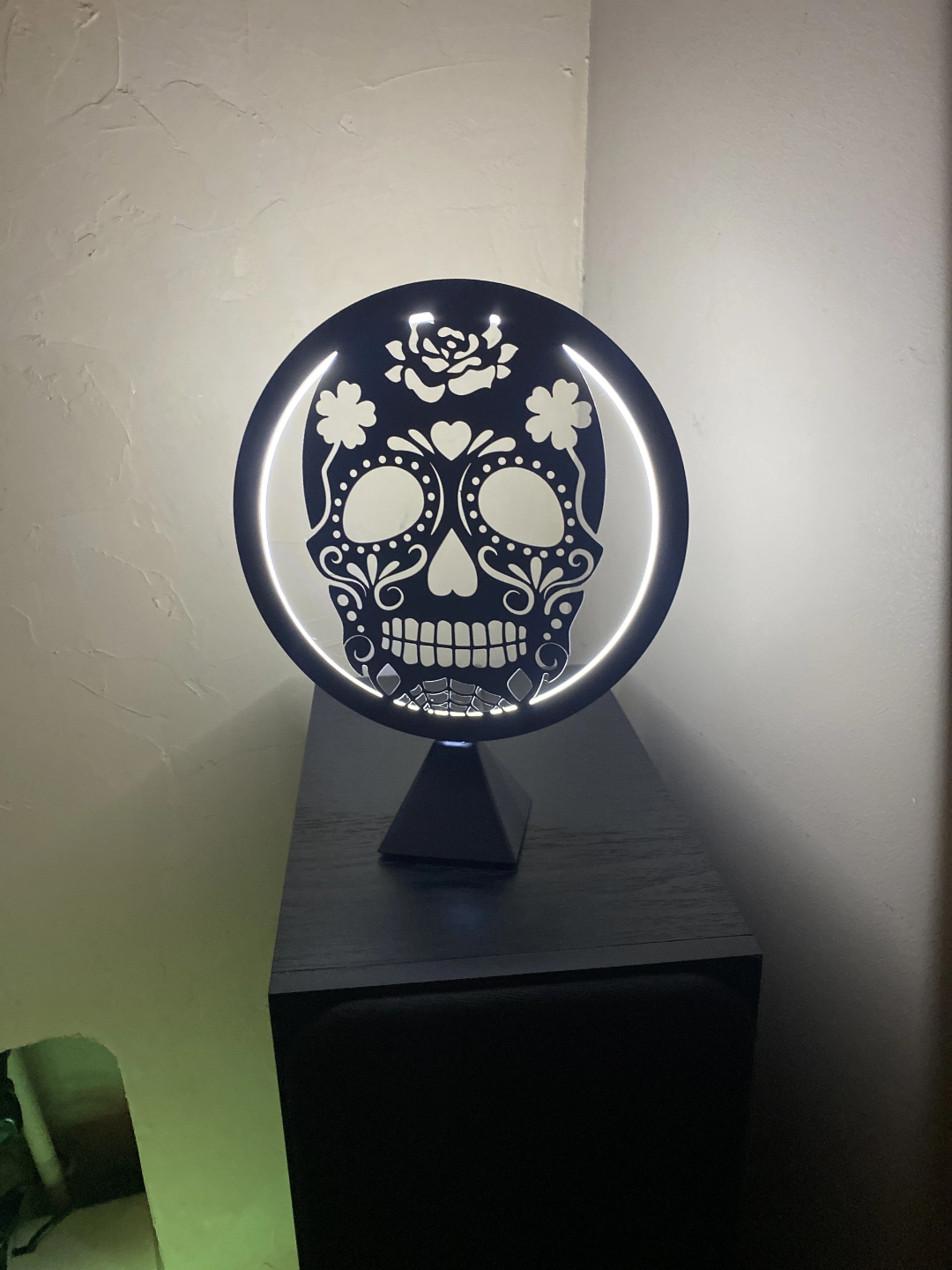Circle of Light Sugar Skull Display