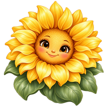 Sunflower Sunshine standalone decal only
