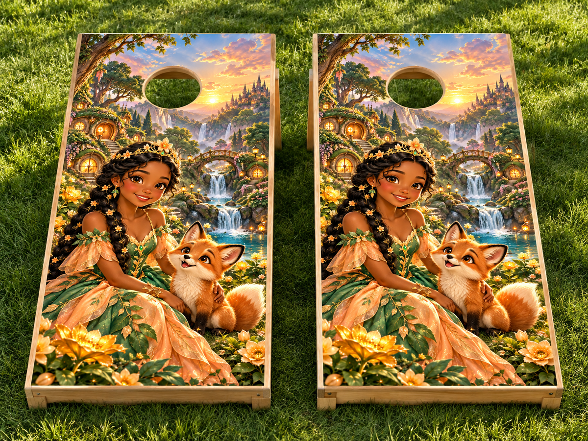 Sunpetal Princess and Fox installed-board mockup; boards not included