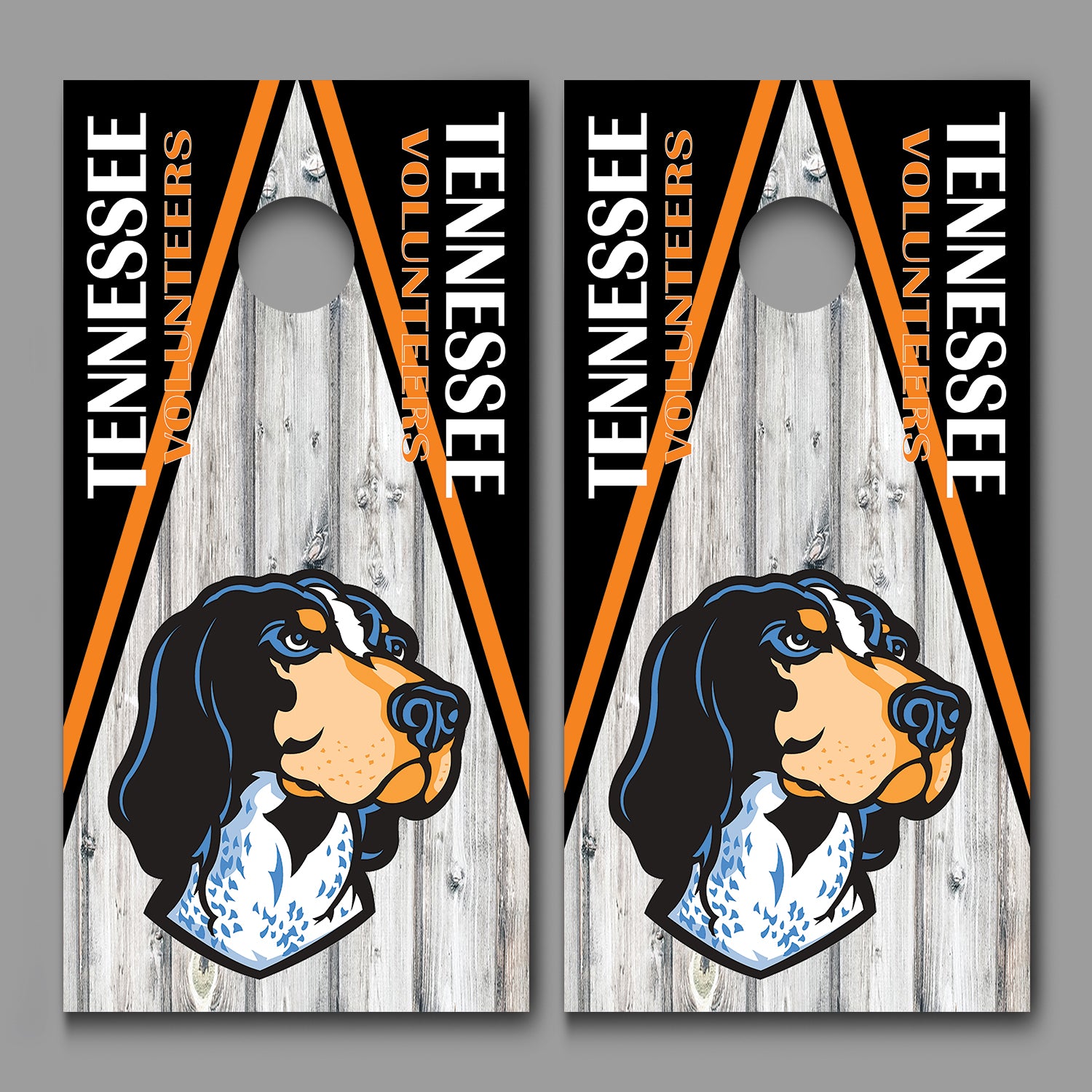 Tennessee Smokey Design Cornhole Board Decal Wraps
