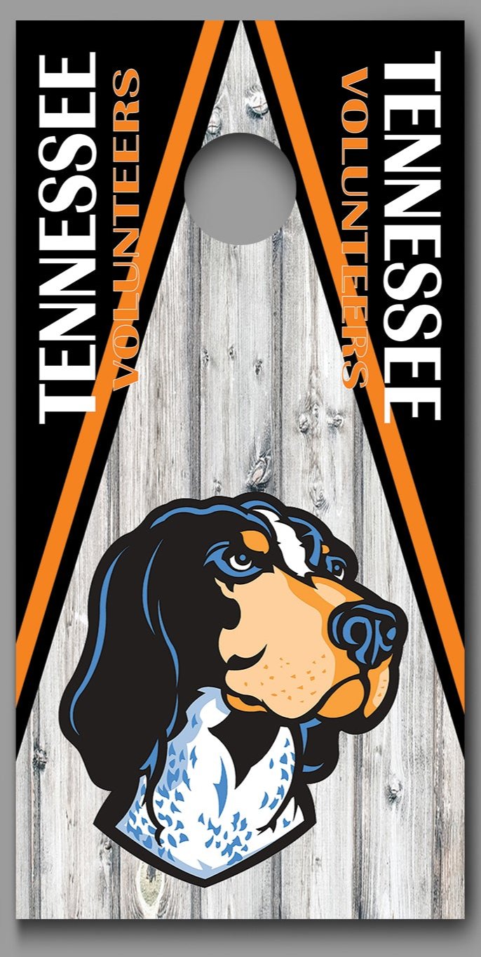 Tennessee Smokey Design Cornhole Board Decal Wraps