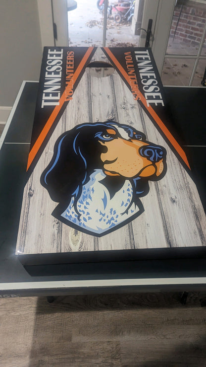 Tennessee Smokey Design Cornhole Board Decal Wraps