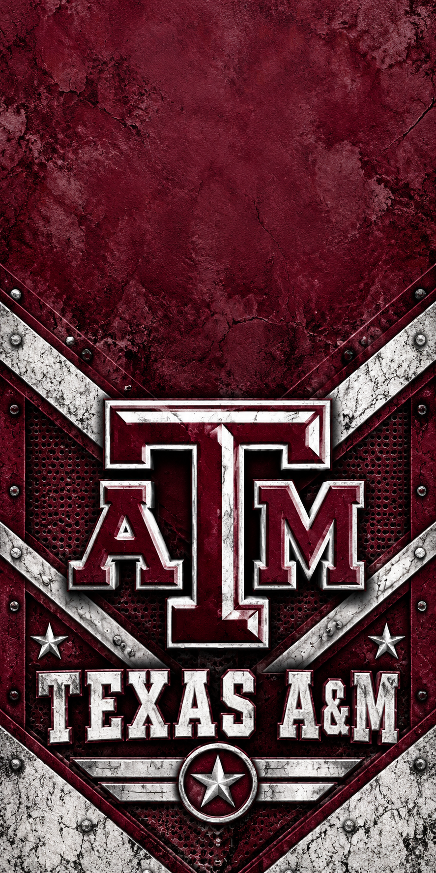 Texas A&M Aggie Ironworks cornhole wrap complete artwork without hole