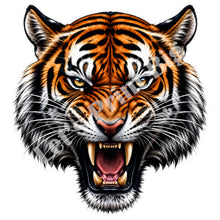 Ferocious Roaring Tiger Decal – Indoor Wall or Outdoor Vinyl