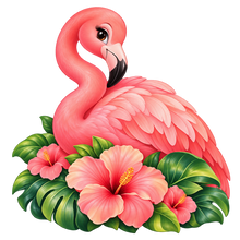 Tropical Flamingo standalone decal only