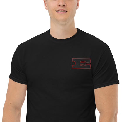 Letter "E" Embroidered Unisex classic tee 2 color logo