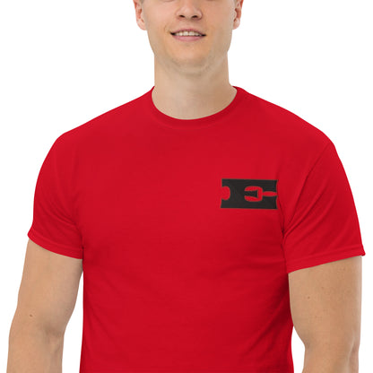 Letter "E" Embroidered Unisex classic tee 2 color logo