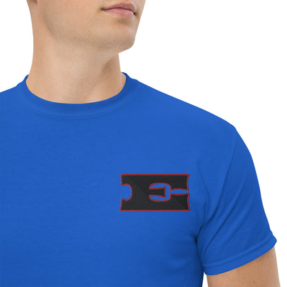 Letter "E" Embroidered Unisex classic tee 2 color logo