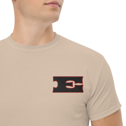 Letter "E" Embroidered Unisex classic tee 2 color logo