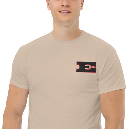 Letter "E" Embroidered Unisex classic tee 2 color logo