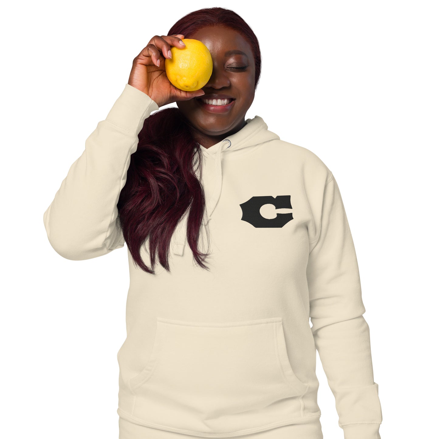 Letter "C" Embroidered Unisex Hoodie