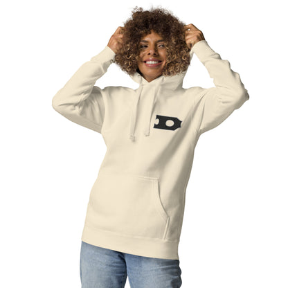 Letter "D" Embroidered Unisex Hoodie 2 color logo