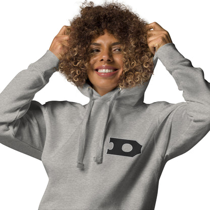 Letter "D" Embroidered Unisex Hoodie 2 color logo