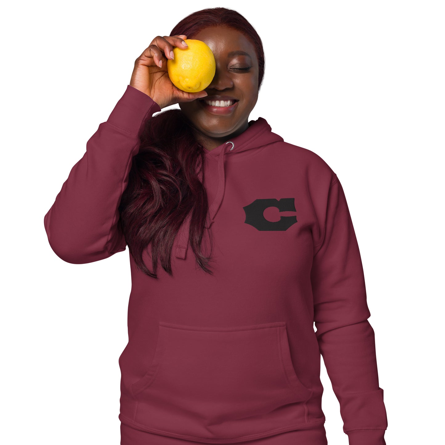 Letter "C" Embroidered Unisex Hoodie