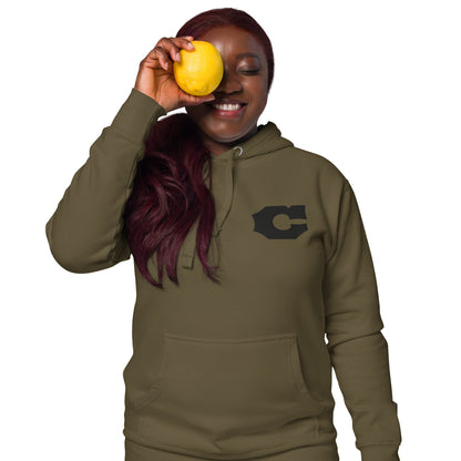 Letter "C" Embroidered Unisex Hoodie