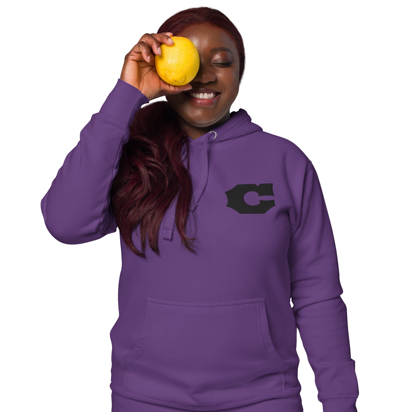 Letter "C" Embroidered Unisex Hoodie
