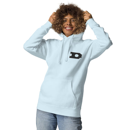 Letter "D" Embroidered Unisex Hoodie 2 color logo