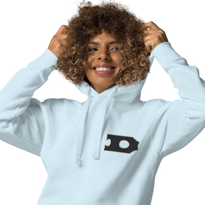 Letter "D" Embroidered Unisex Hoodie 2 color logo