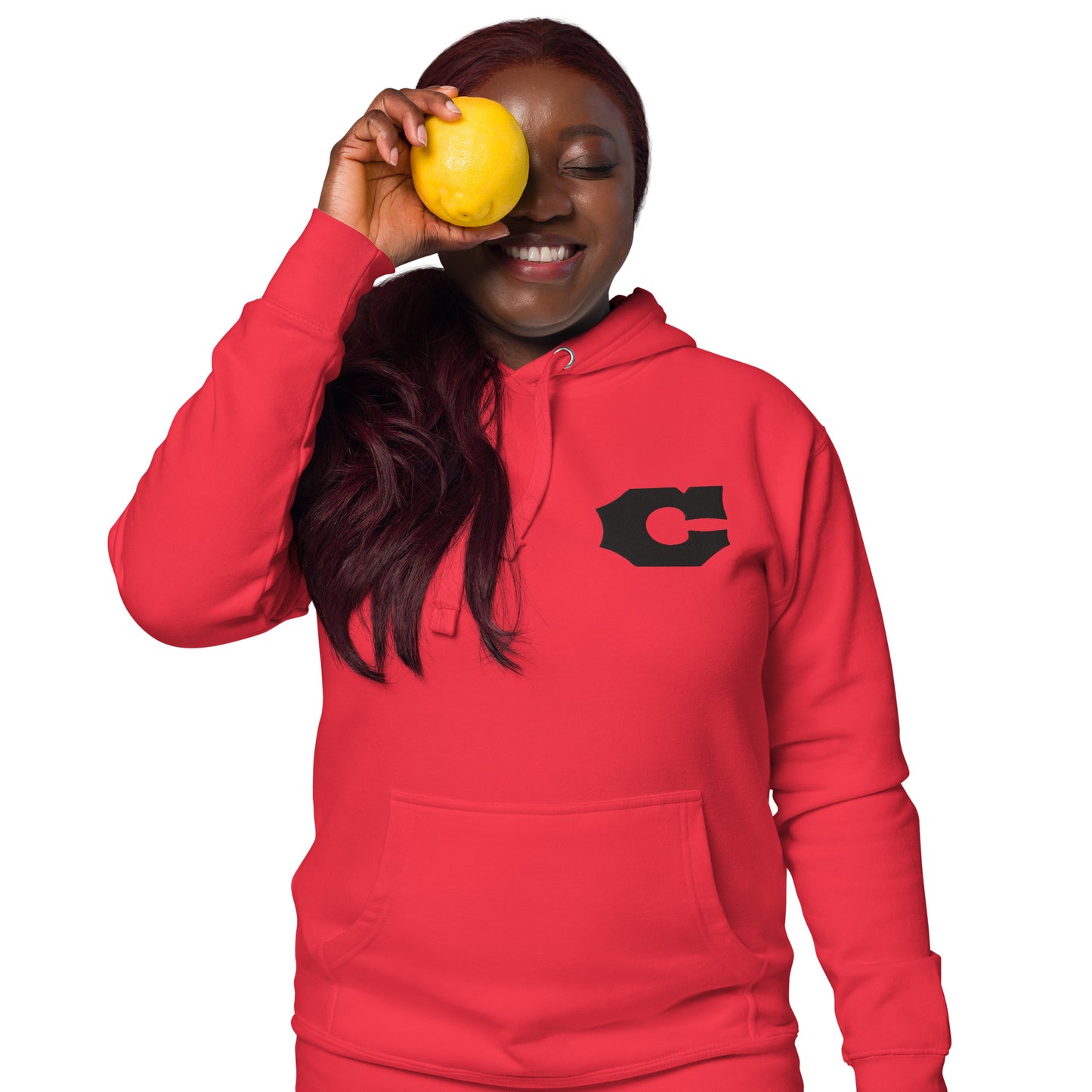 Letter "C" Embroidered Unisex Hoodie