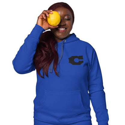 Letter "C" Embroidered Unisex Hoodie