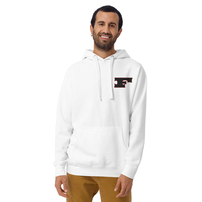 Letter "F" Embroidered Unisex Hoodie 2 Color Logo