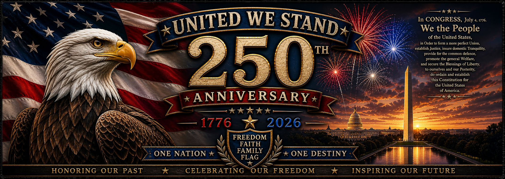 United We Stand 250 Desk Mat