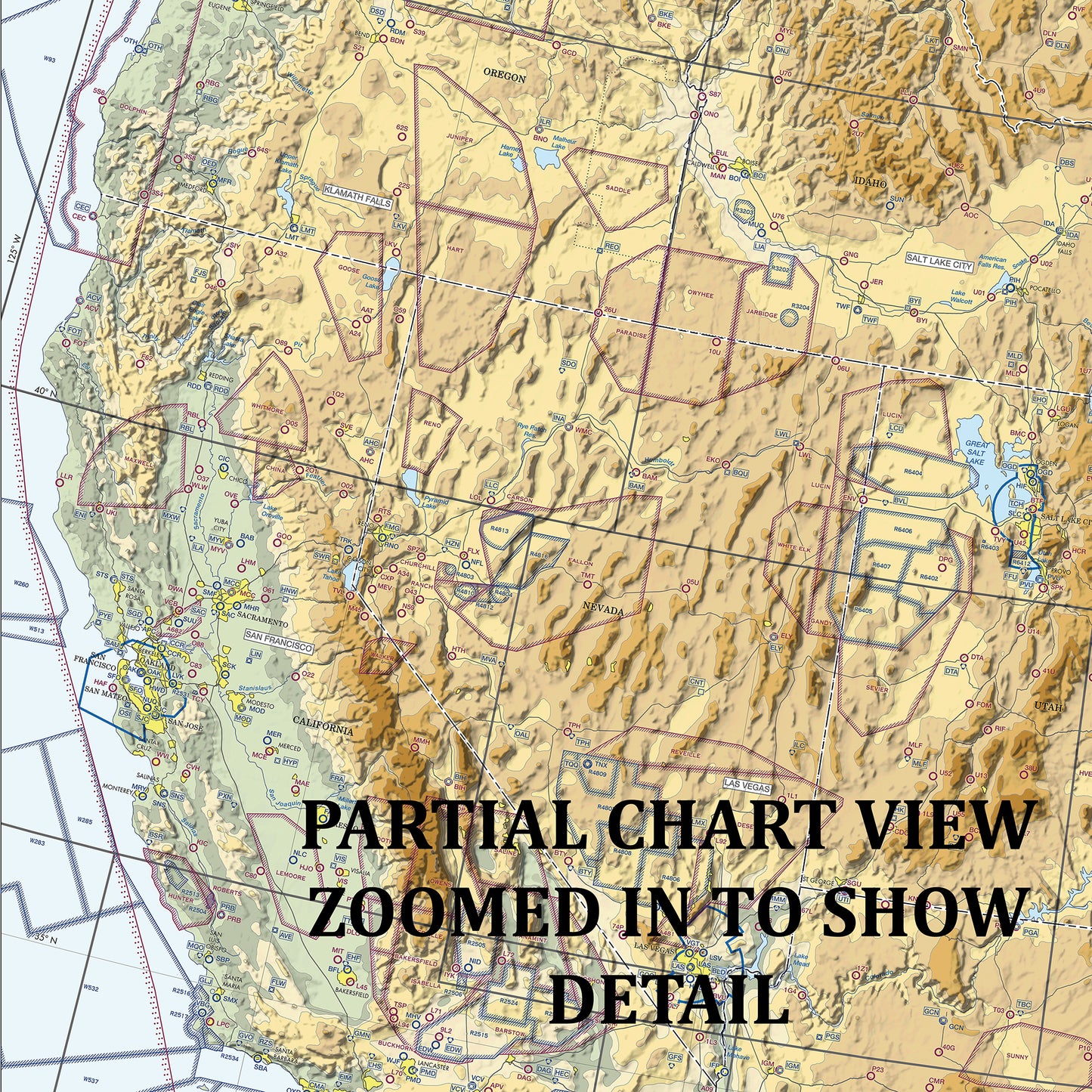 Aeronautical Planning Chart of the United States Wall Mural