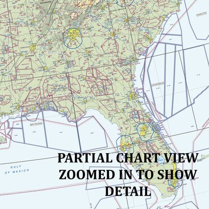 Aeronautical Planning Chart of the United States Wall Mural